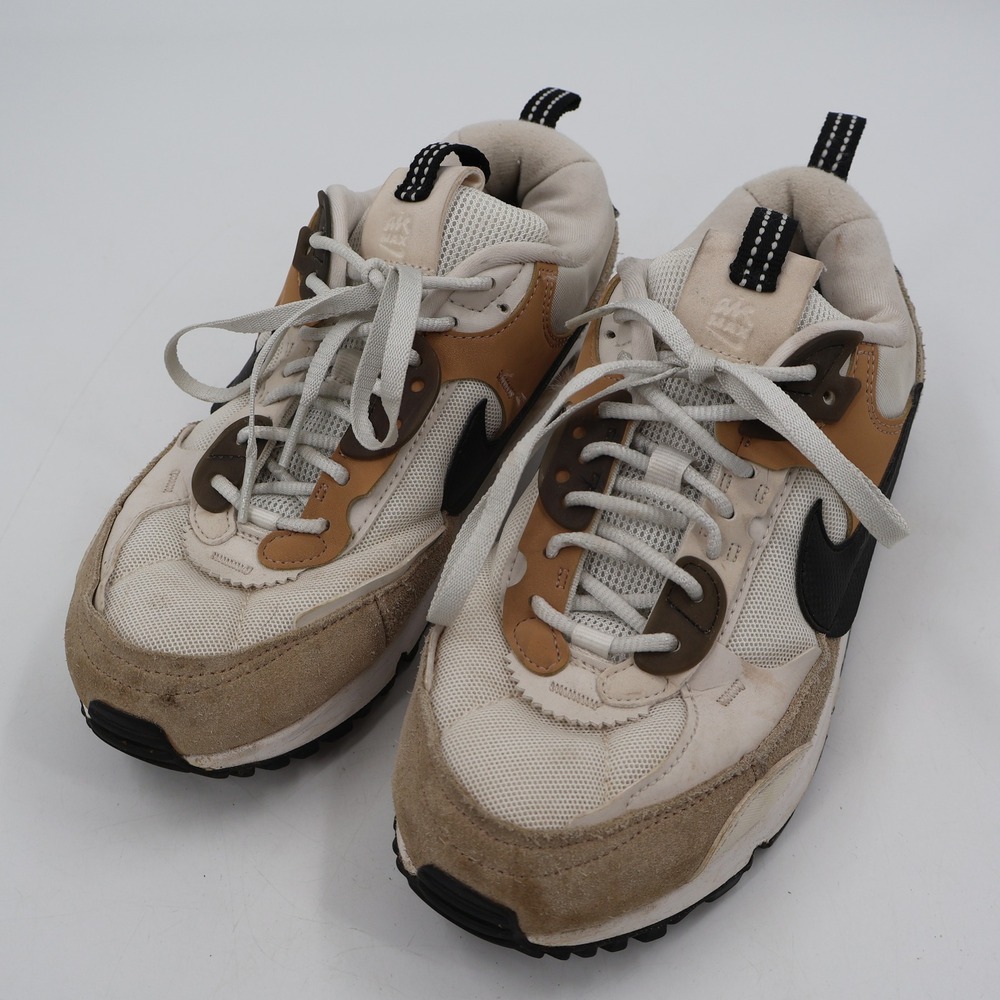 Nike Air Max 90 Futura Womens 8 Sanddrift Hemp DM9922-002 Suede Sneakers